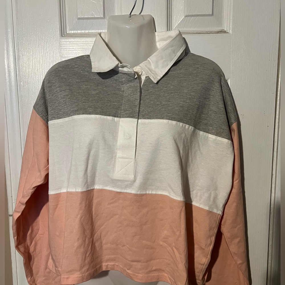 Champion long sleeve stripe shirt